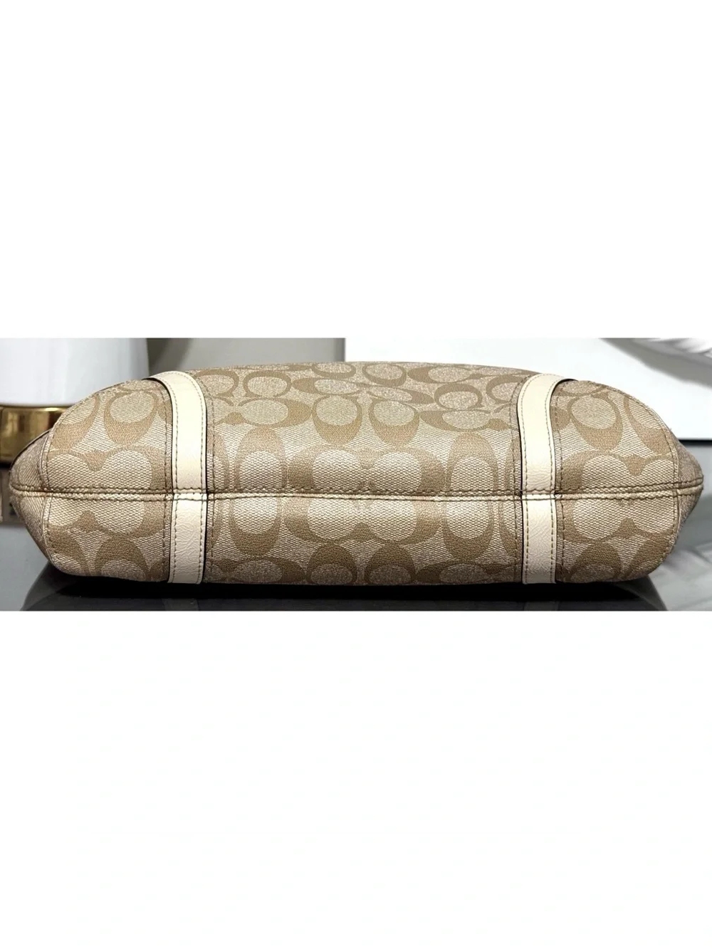 COACH Peyton Signature F19823 Convertible Hobo Shoulder/Crossbody Bag